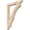 Ekena Millwork Balboa Slat Smooth Bracket, Douglas Fir, 3 1/2"W x 34"D x 46"H BKT04X34X46BOA06SDF - alternate 1